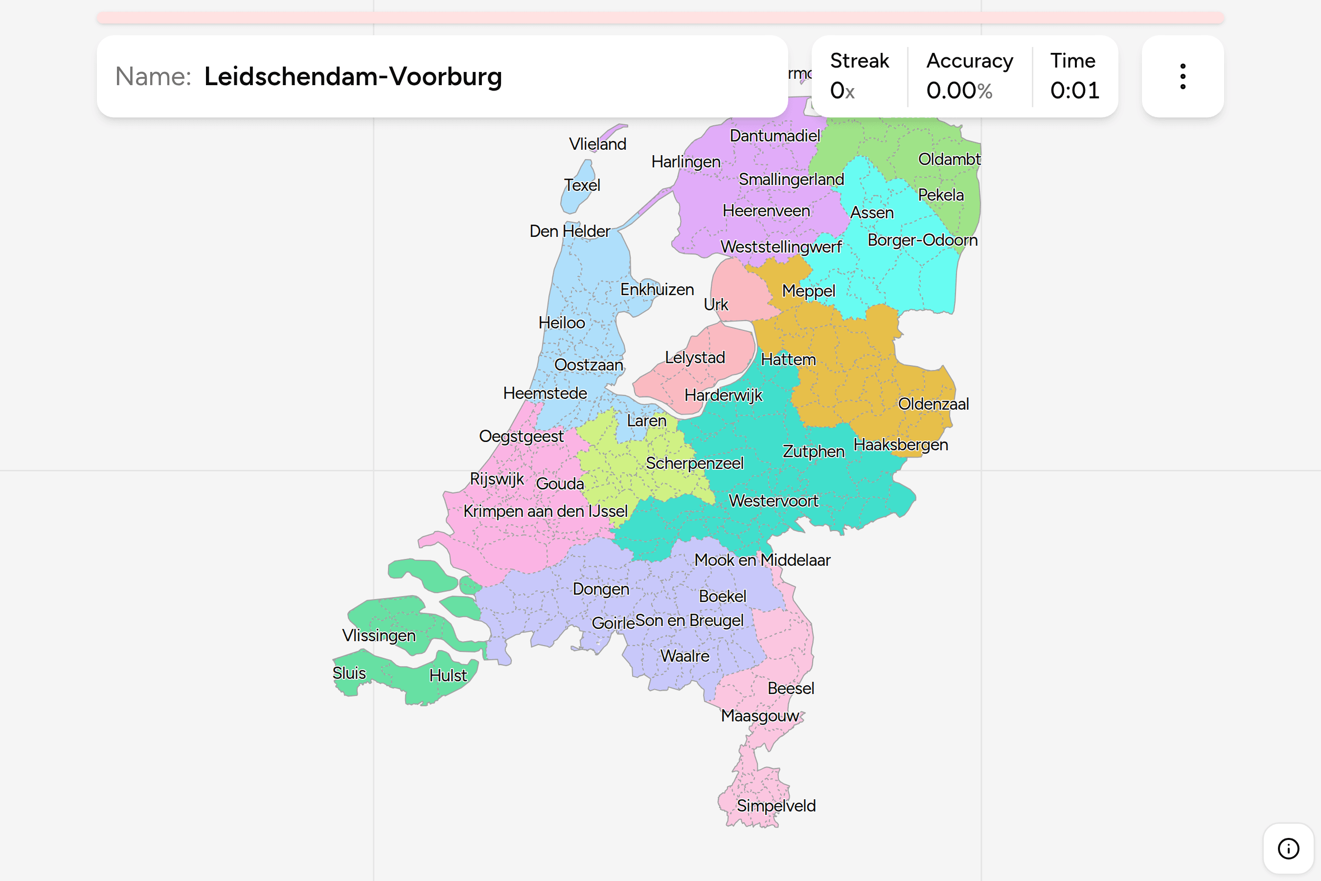 Screenshot of Netherlands Municipalities