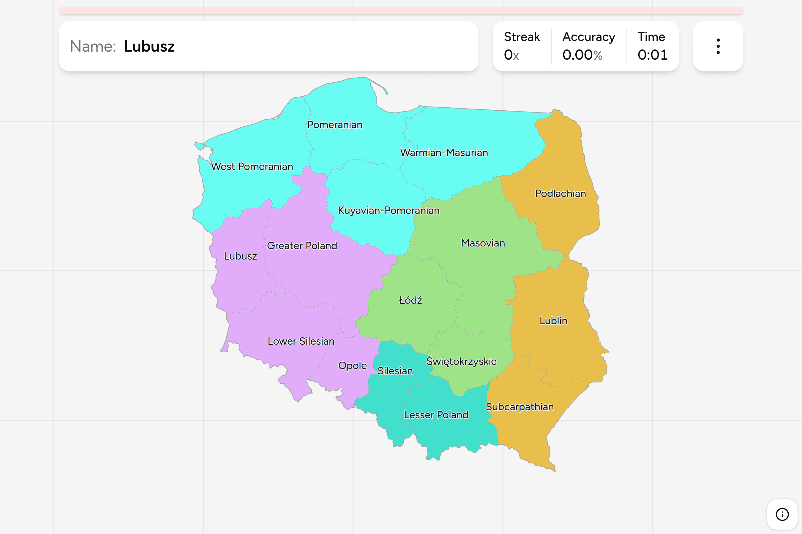 Screenshot of Poland Voivodeships
